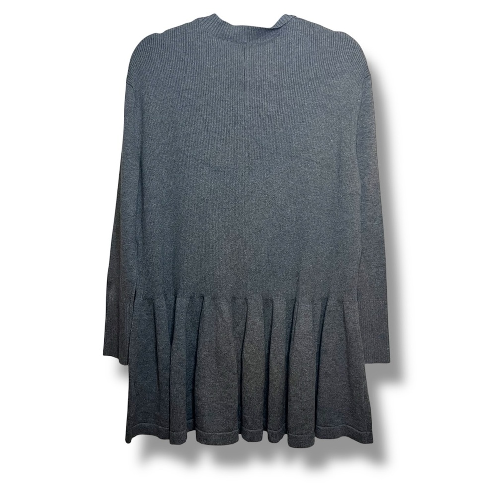 Free People Women’s ribbed knit mini sweater dress dark heather grey Size: XS - Picture 2 of 5